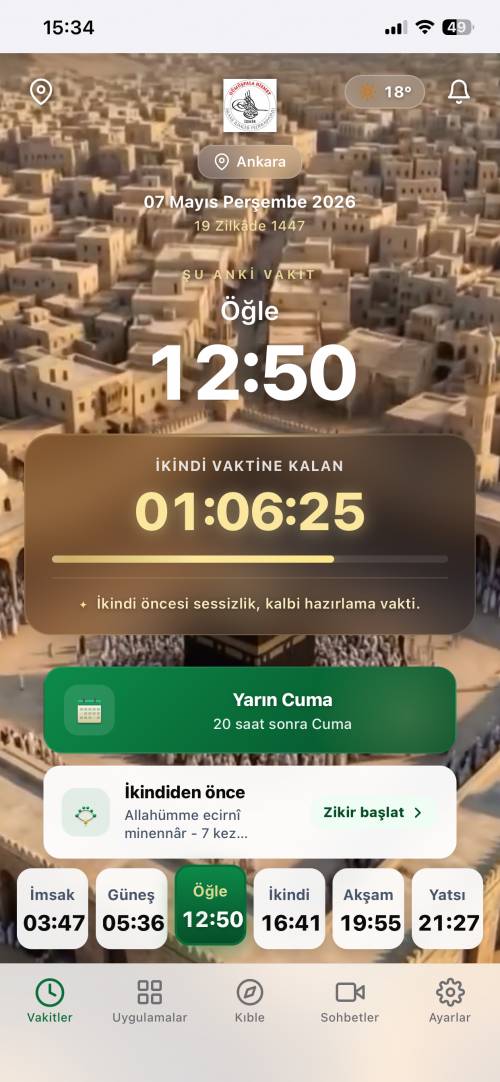 EZAN SAATİ