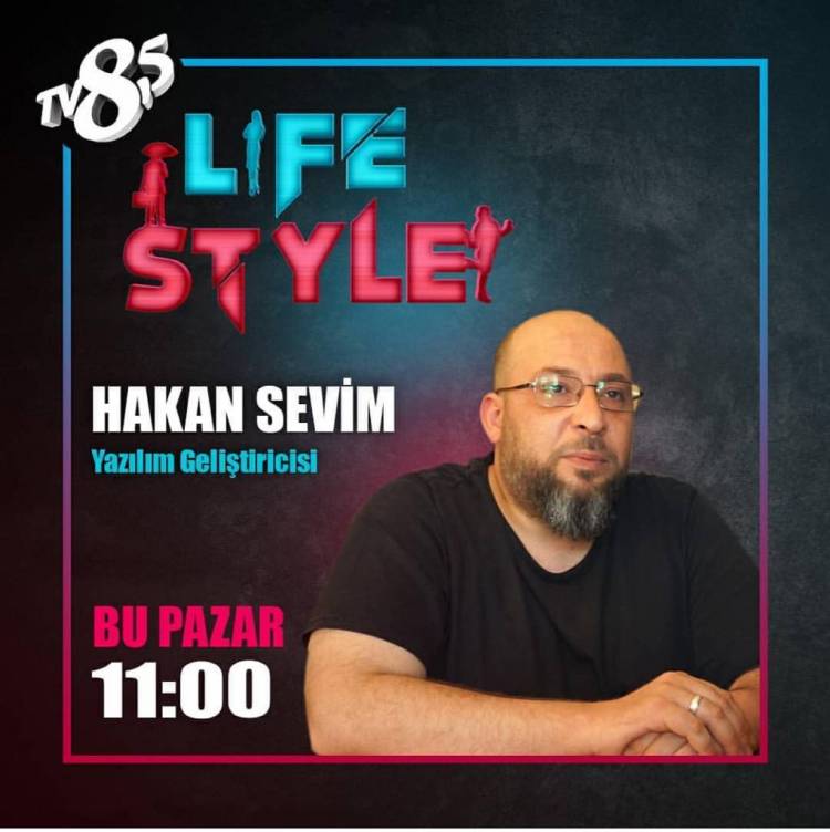 Konuk olduğum Life Sytle Programı Tv 8.5 Pazar 11 :00 da Ekranlarda