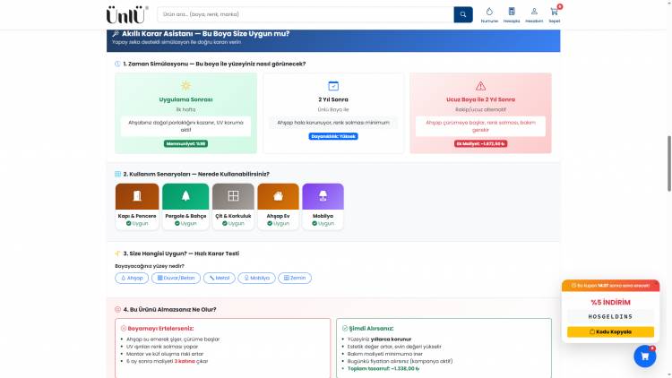 Boya Sektörünün En Akıllı E-Ticaret Platformu